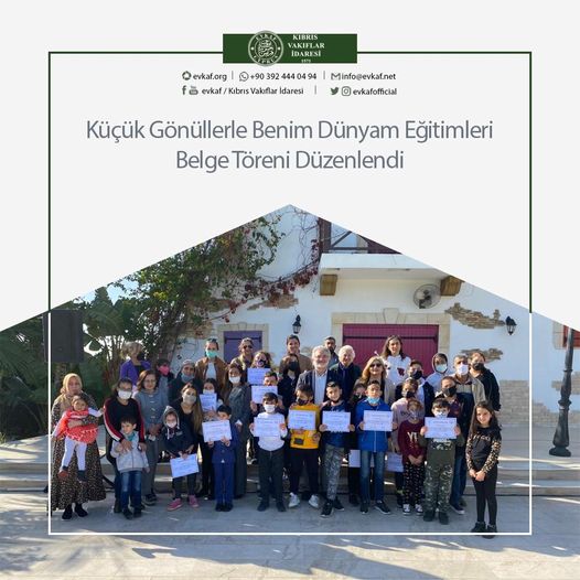 My World Educations Document Ceremony was Held with Small Hearts.