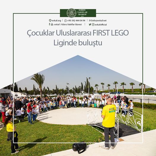 Kids meet at the International FIRST LEGO League