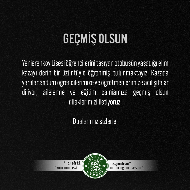 Get Well Soon Yenierenköy High School