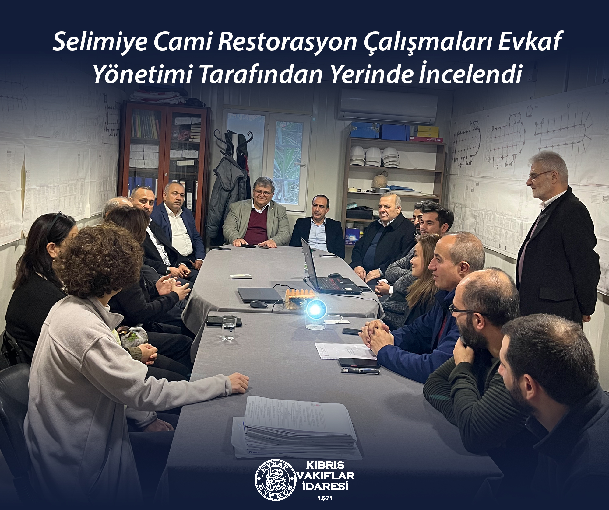 Selimiye Mosque Restoration Works were Examined on-Site by Foundations Management