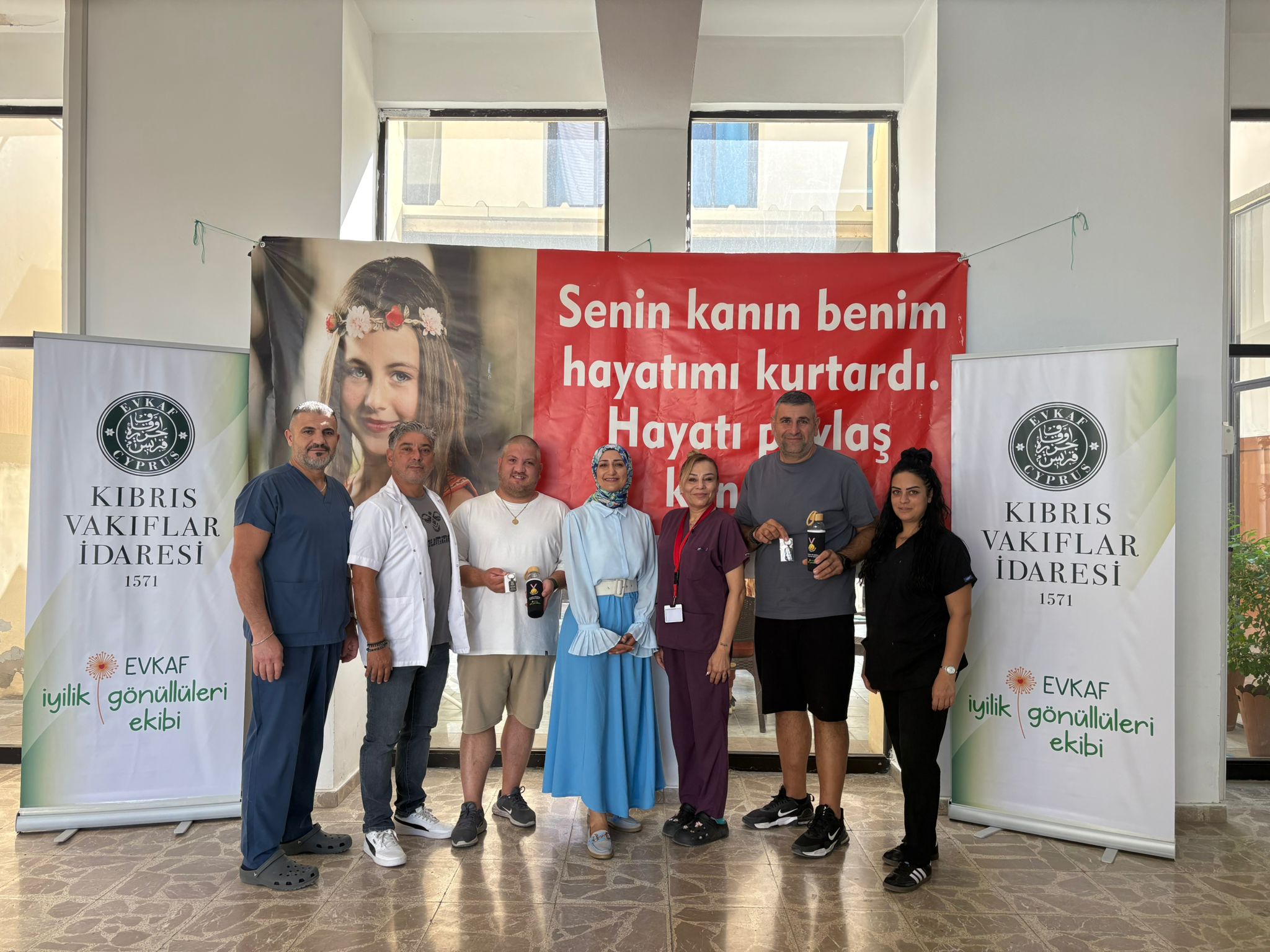 The Cyprus Foundations Administration Kindness Volunteers Team Supported Blood Donation with the Message “20 Minutes for Yourself, A Life for Someone”
