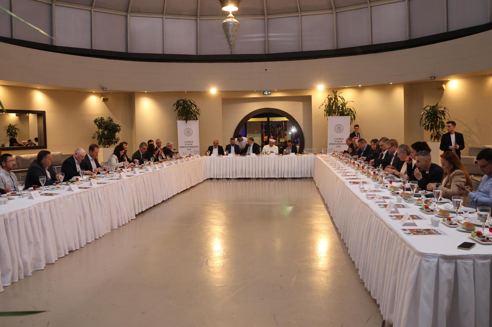 Ambassadors Serving in Southern Cyprus Were Hosted with Hospitality at an Iftar Table