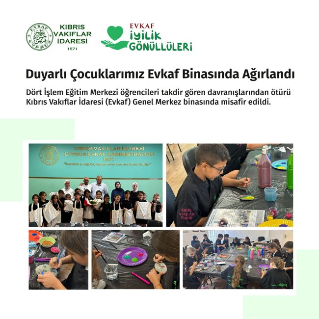 Our Sensitive Children Were Hosted at the Evkaf Building