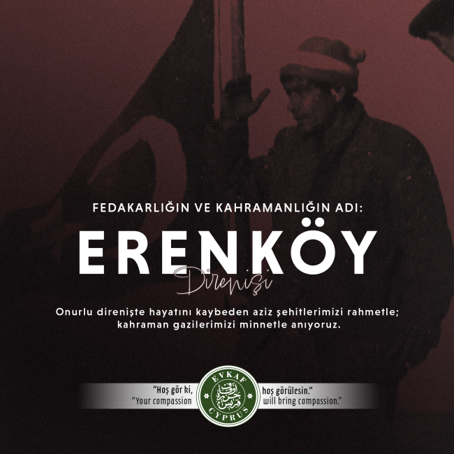 On the anniversary of the glorious Erenköy Resistance, we respectfully commemorate all our heroes.